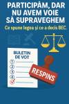 Participăm, dar nu avem voie să supraveghem. Ce spune legea și ce a decis BEC.